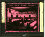 Glass negative of routine school inspection