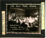 Glass negative of Woodruff School students