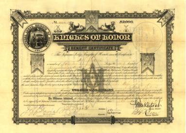 Certificate, Jeff Davis