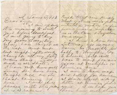 Letter, Reeves