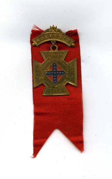 Badge, 1911 U.C.V. Reunion Souvenir