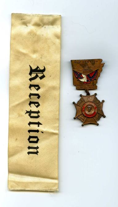 Ribbon & Badge, 1911 U.C.V. Reunion Reception Committee