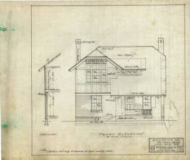 Drawings, Thompson Architectural - Hugh Carter House, Little Rock