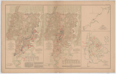 Map, Battle of Chickamauga