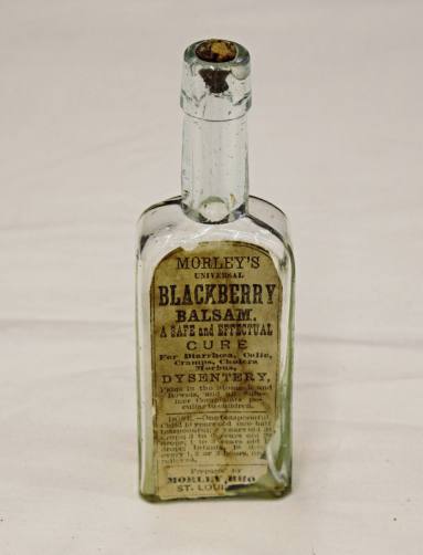 Bottle, Medicine - Morely Brothers Universal Blackberry Balsam