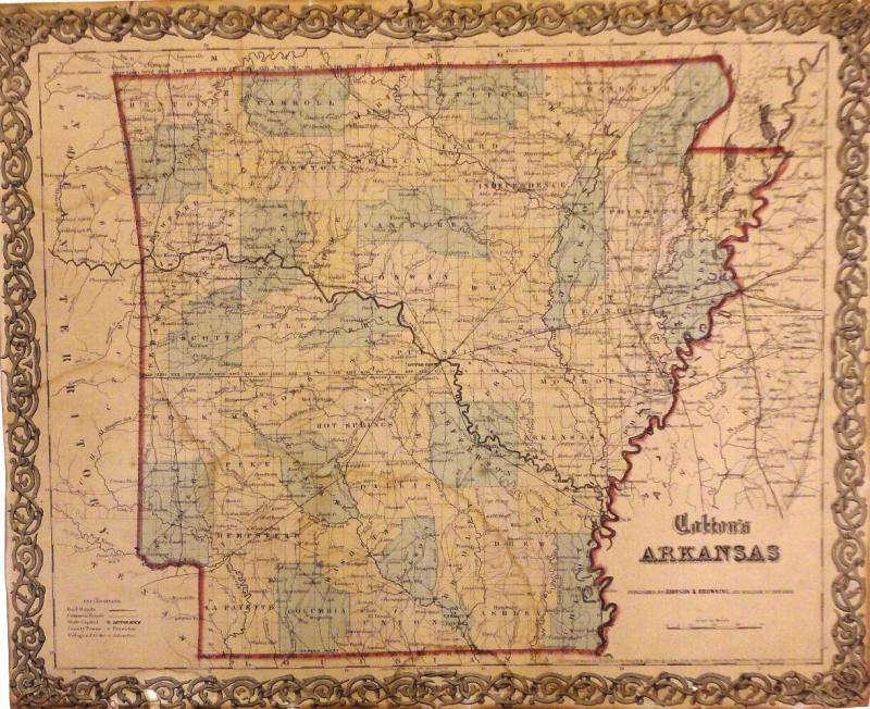 Map, Arkansas