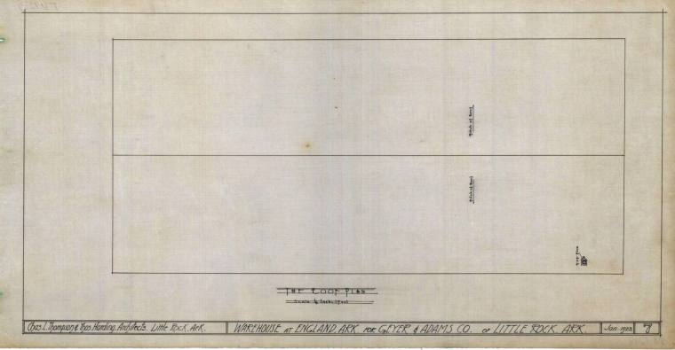 Drawing, Thompson Architectural - Geyer & Adams, England