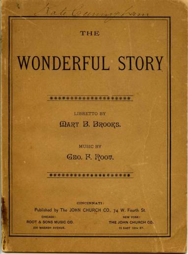 Play Booklet, "The Wonderful Story" by Mary Burt Brooks
