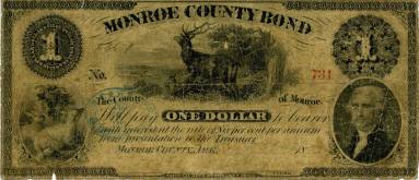 Scrip, Monroe County Arkansas - $1 note