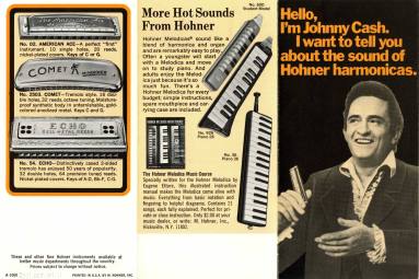 Brochure, Hohner Harmonicas - Johnny Cash