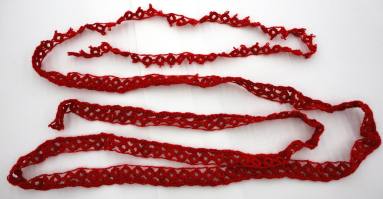 Red Crochet Trim