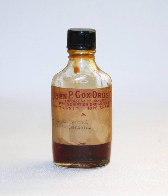 Bottle, Medicine - John P. Cox Drug Co.