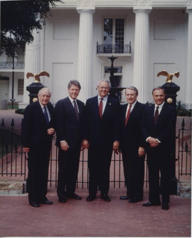 Photograph, Governor Frank White & Former Arkansas Governors