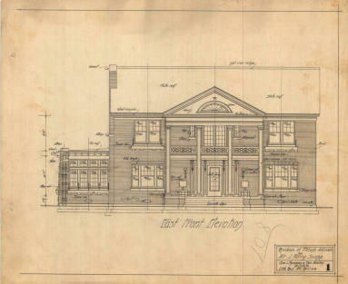 Drawing, Thompson Architectural - J. Harry Snapp, Fitzhugh