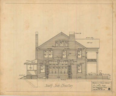 Drawing, Thompson Architectural - J. Harry Snapp, Fitzhugh