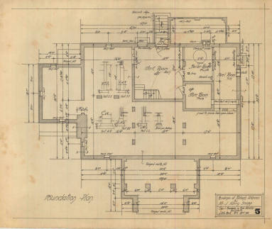 Drawing, Thompson Architectural - J. Harry Snapp, Fitzhugh