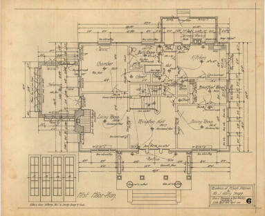 Drawing, Thompson Architectural - J. Harry Snapp, Fitzhugh