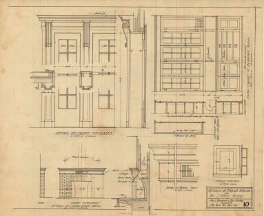Drawing, Thompson Architectural - J. Harry Snapp, Fitzhugh