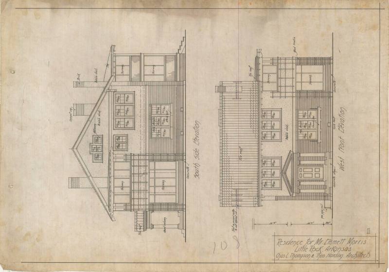 Drawing, Thompson Architectural - Emmitt Morris, Little Rock