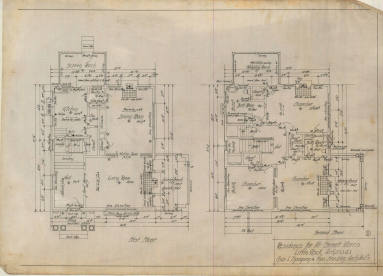 Drawing, Thompson Architectural - Emmitt Morris, Little Rock