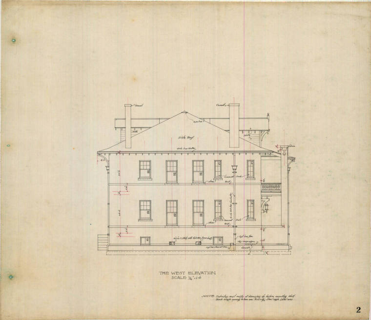 Drawing, Thompson Architectural - D.H. Cantrell Apts., Little Rock