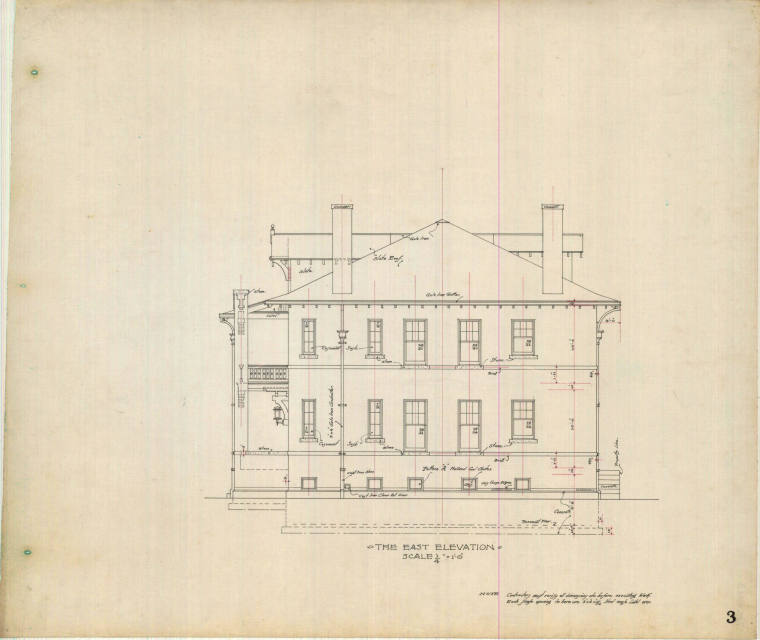 Drawing, Thompson Architectural - D.H. Cantrell Apts., Little Rock