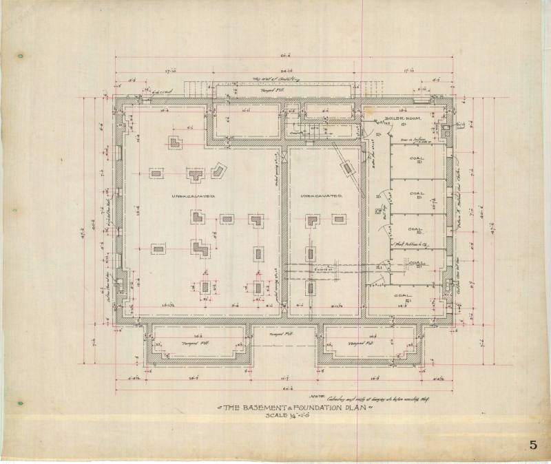 Drawing, Thompson Architectural - D.H. Cantrell Apts., Little Rock