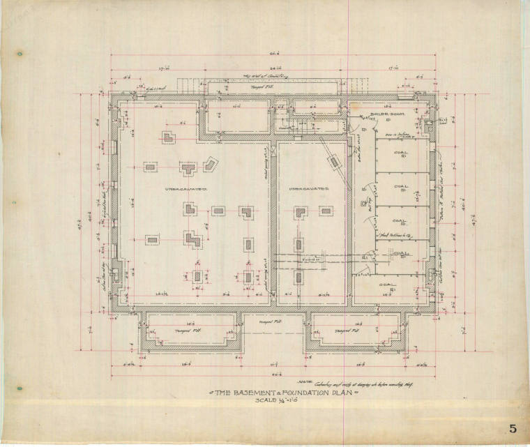 Drawing, Thompson Architectural - D.H. Cantrell Apts., Little Rock