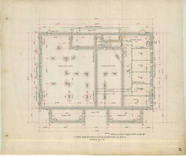 Drawing, Thompson Architectural - D.H. Cantrell Apts., Little Rock