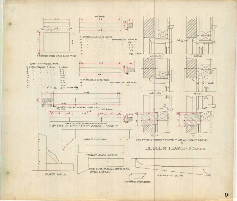 Drawing, Thompson Architectural - D.H. Cantrell Apts., Little Rock