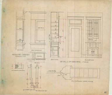 Drawing, Thompson Architectural - D.H. Cantrell Apts., Little Rock