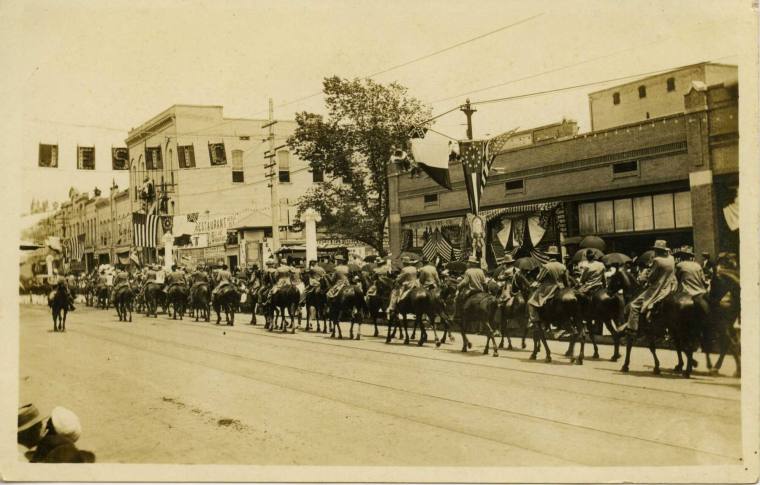Postcard, Forrest's Cavalry at the 1911 U.C.V. Reunion
