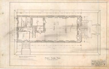 Drawing, Thompson Architectural - Merchants & Planter's Bank, Clarendon