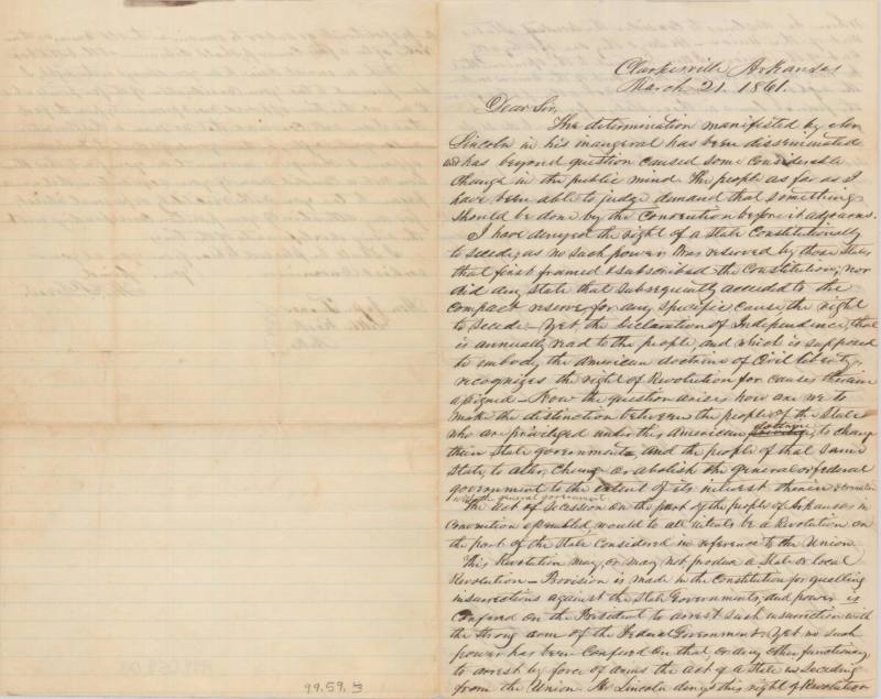 Letter, Thomas S. Drew to Jesse Turner