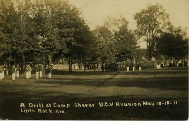 Postcard, 1911 U.C.V. Reunion in Little Rock