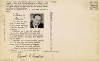 Postcard, From Governor Faubus Showing State Capitol