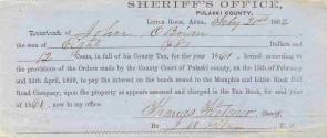 O'Brien Tax Receipt