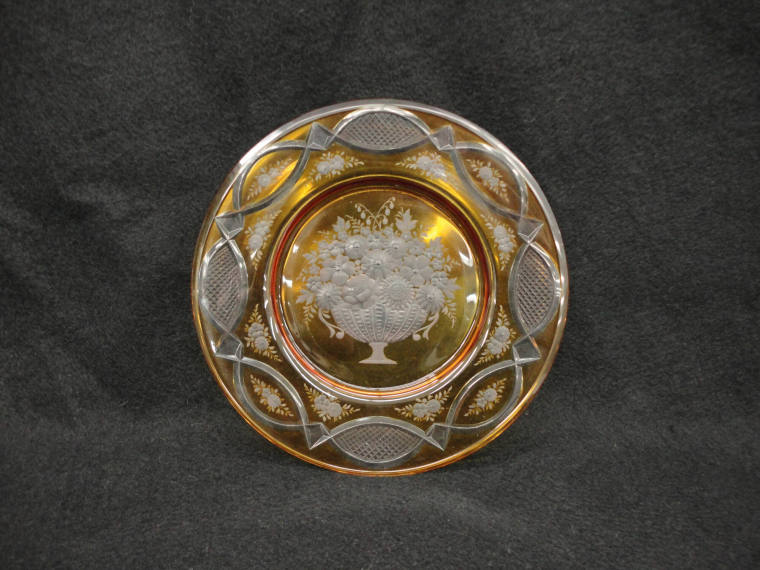 Plate, Cut glass