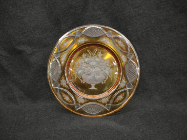 Plate, Cut glass