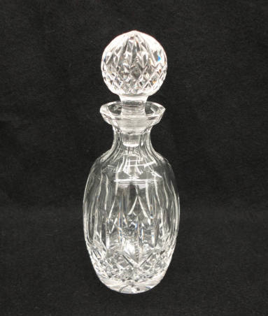 Decanter with stopper, Cut glass