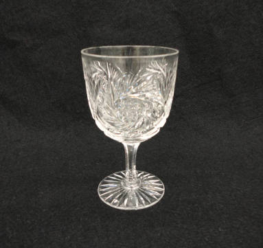 Goblet, Cut glass