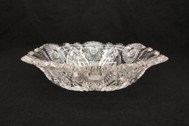 Bowl, Cut glass