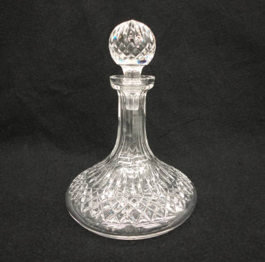 Decanter with stopper, Cut glass