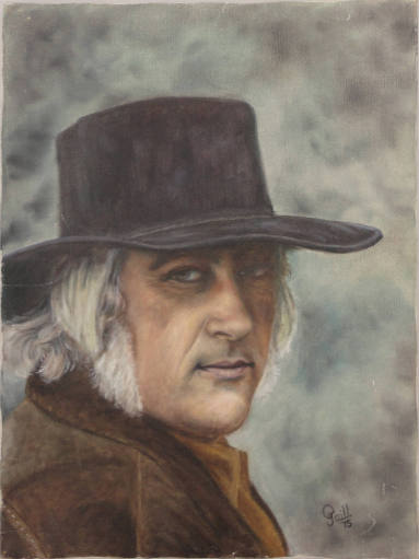 Painting, Portrait - Charlie Rich