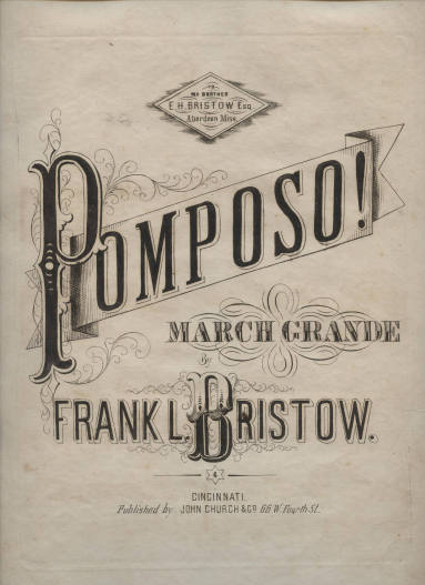 Sheet Music, "Pomposo"