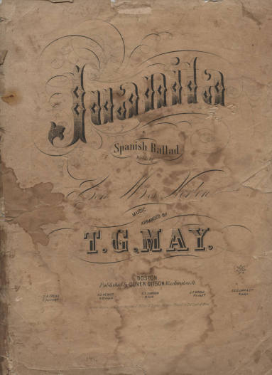 Sheet Music, "Juanita"