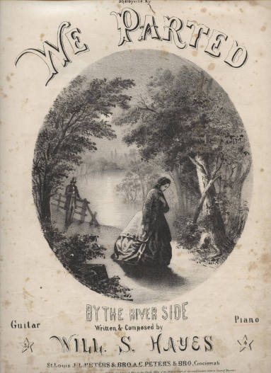 Sheet Music - "We Parted by the Riverside"