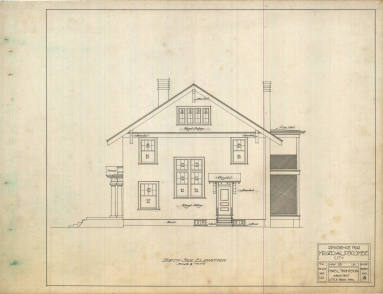 Drawing, Thompson Architectural - George Lipscombe, Little Rock