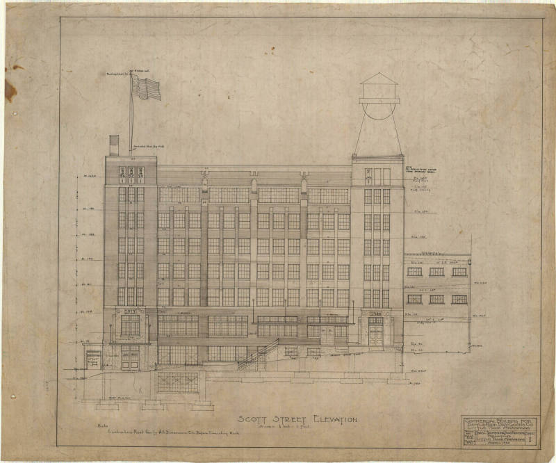 Drawing, Thompson Architectural- Doyle Kidd Dry Goods