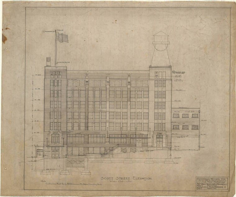 Drawing, Thompson Architectural- Doyle Kidd Dry Goods